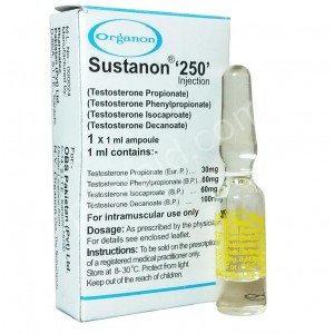 Sustanon 250mg Organon Karachi Pakistan x 10 amps